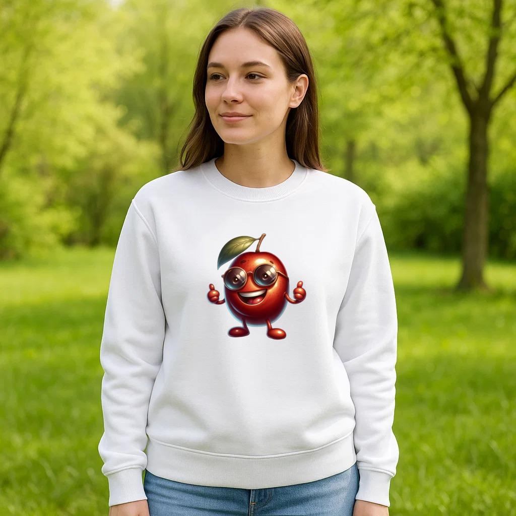Berry Vibrant Sleek Sweatshirt