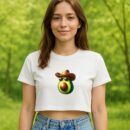 Lemon Vibrant Creative Croptop