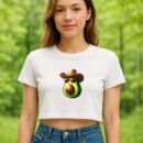 Lemon Vibrant Creative Croptop