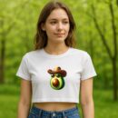 Lemon Vibrant Creative Croptop
