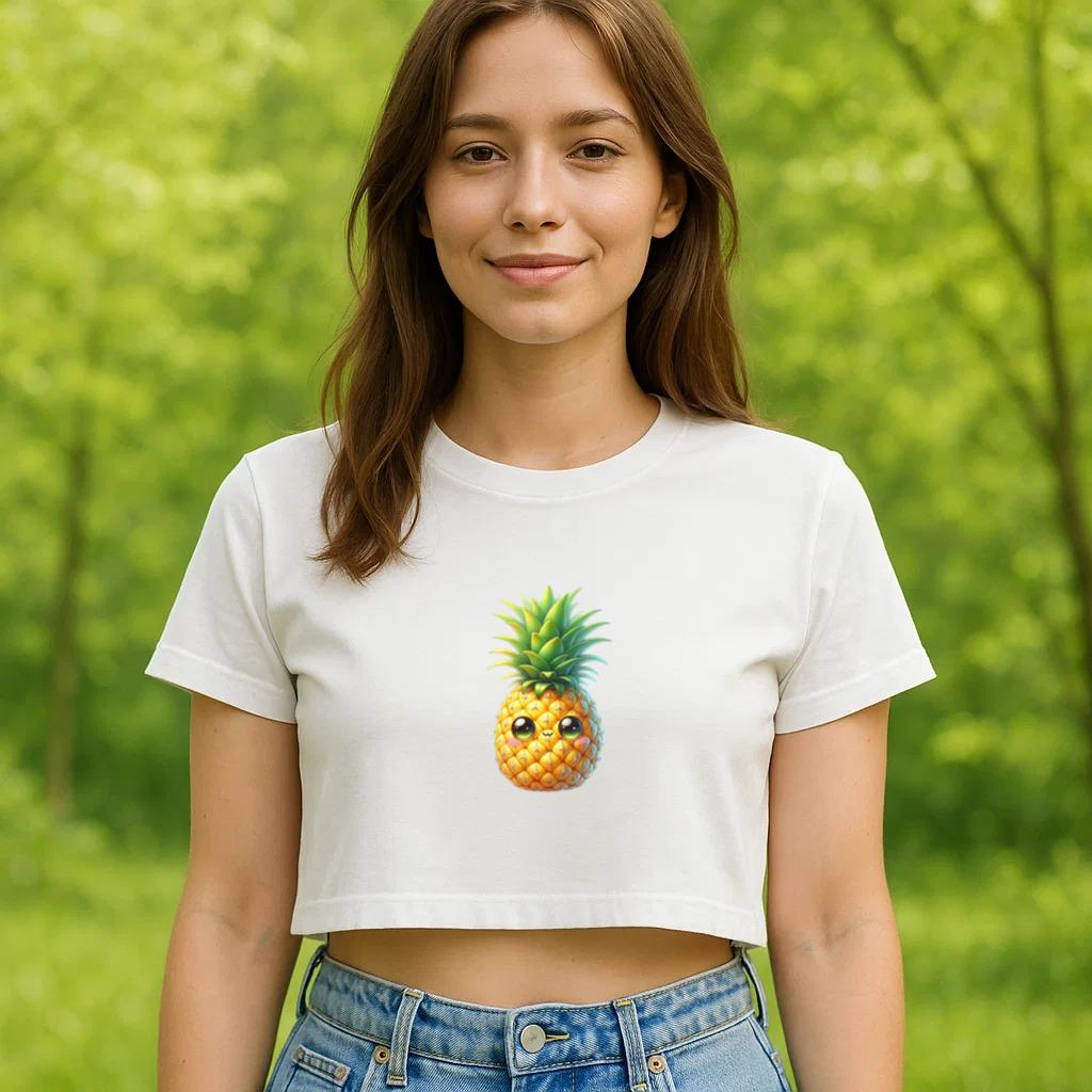 Mango Vibrant Minimal Croptop